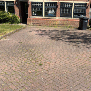 before driveway cleaning nantwich